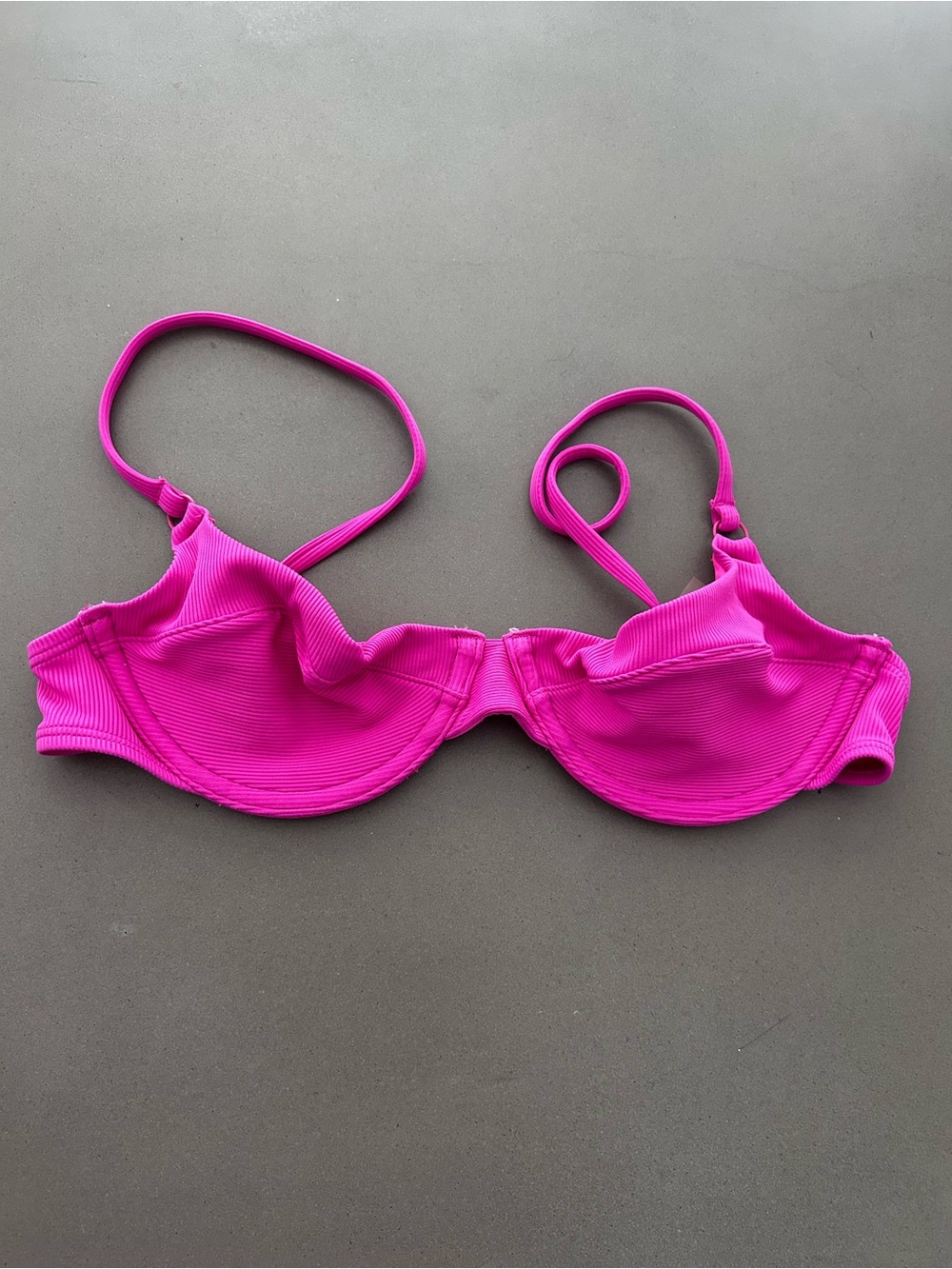 Garage Hot Pink Bikini Top